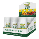 NaturesPlus Source of Life Gold Shot – bouteille prête à boire avec saveur tropicale et énergie naturelle