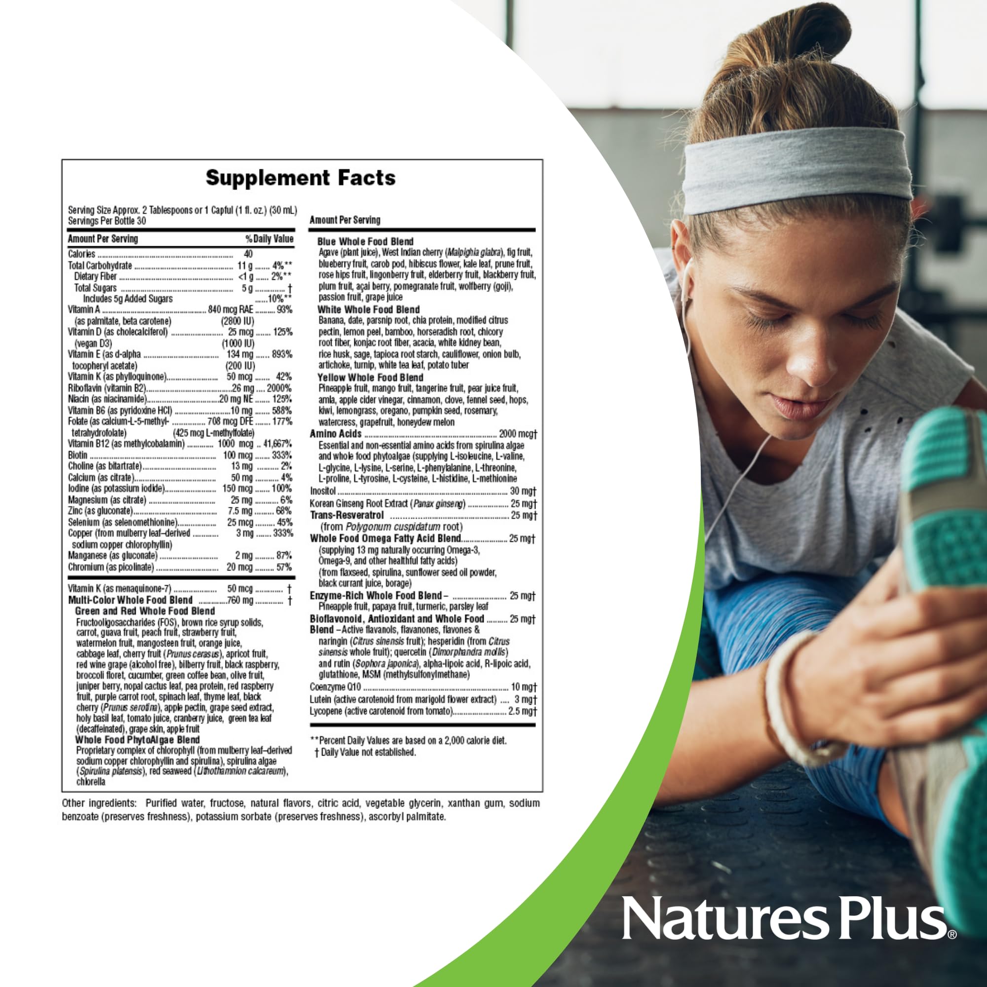 NaturesPlus Source of Life Gold – ingrédients riches et naturels pour le quotidien.