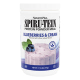 NaturesPlus SPIRU-TEIN Bleuets et Crème en bouteille, énergie potentielle et saveur délicieuse.