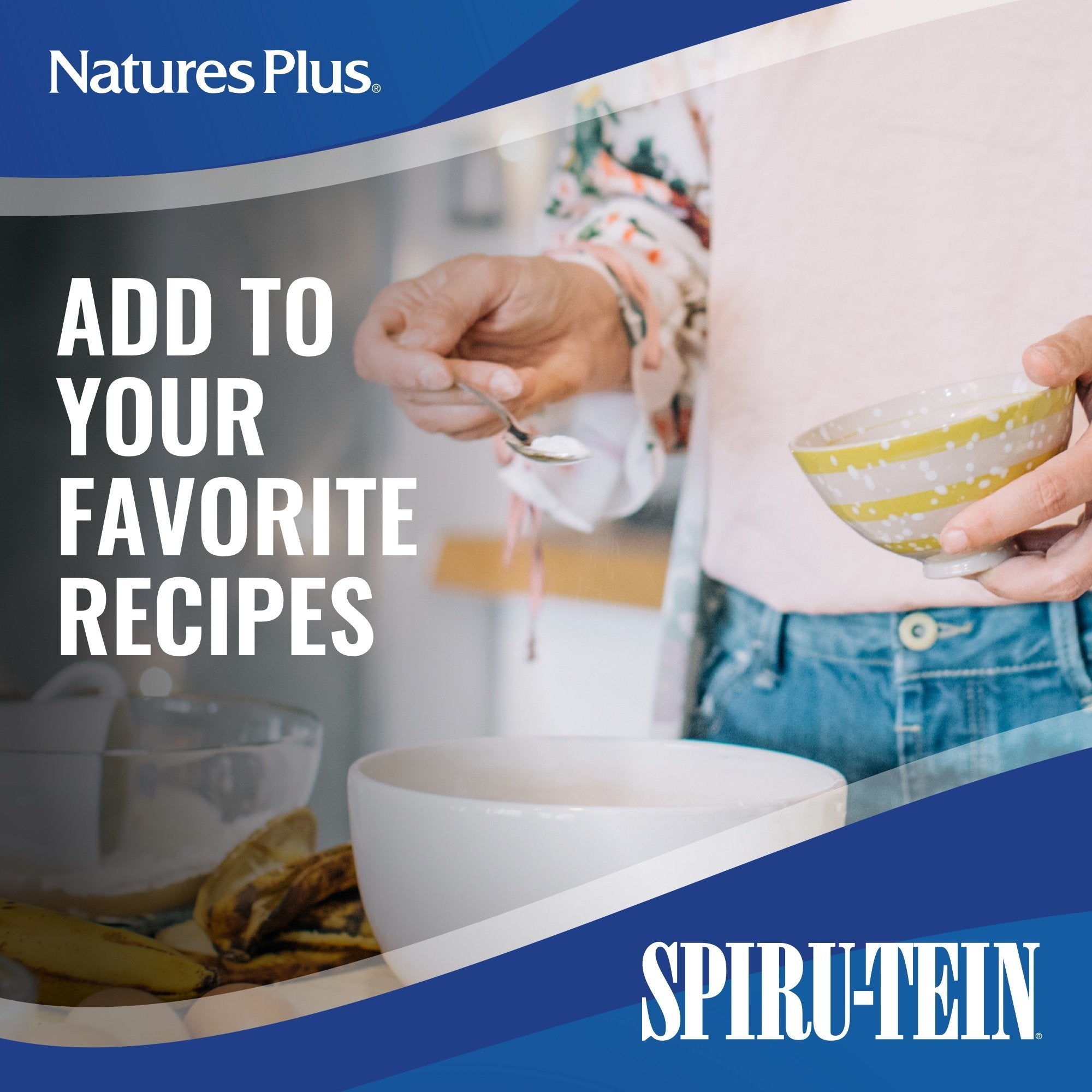 NaturesPlus Spiru-Tein Chocolat, sans gluten et sans OGM pour plus de choix.