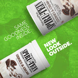 NaturesPlus SpirU-Tein Cookies & Cream emballage affichant les valeurs nutritionnelles.