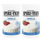 NaturesPlus SPIRU-TEIN Vanille: bouteille pratique pour un repas rapide et équilibré.