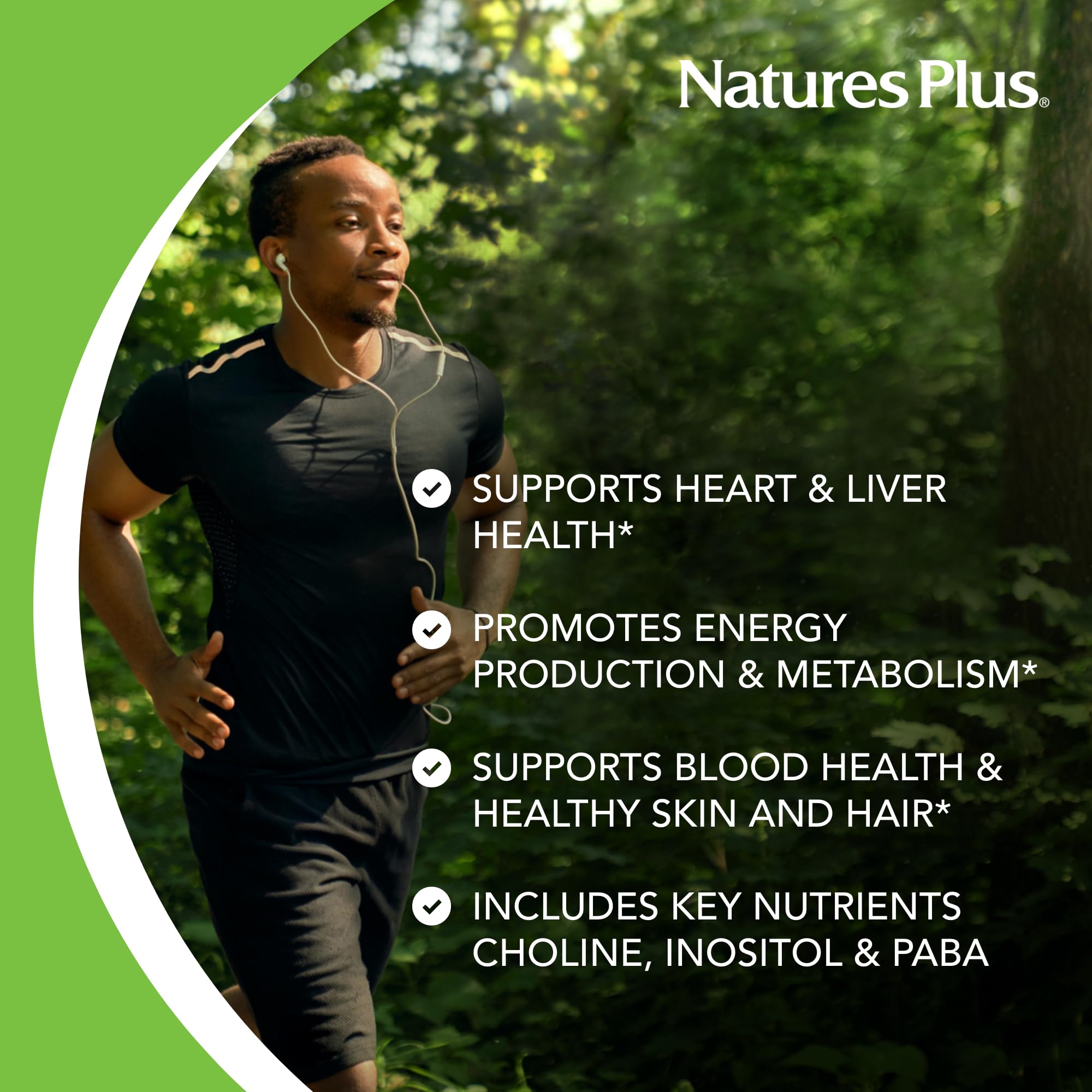 NaturesPlus Super B-50-base-fortifiee-riz-germe: enrichie en plantes.
