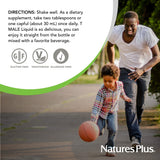 NaturesPlus T Male Liquid, goût baies mélangées apprécié pendant l'activité sportive