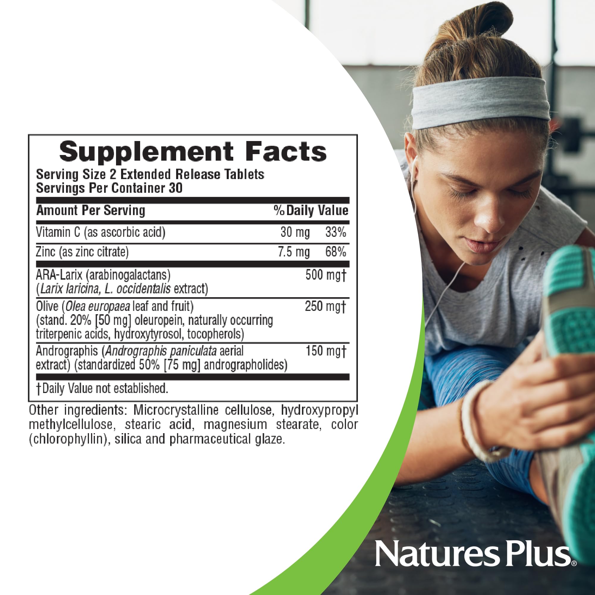 Tri-Immune NaturesPlus — vitamine C et zinc pour énergie et soutien quotidien.