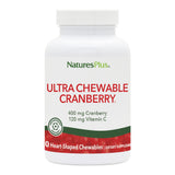 Emballage NaturesPlus Ultra Cranberry sur bouteille, pratique pour routine quotidienne.