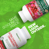 NaturesPlus Ultra Cranberry, gommes goût canneberge-fraise, agréable à mâcher au quotidien.