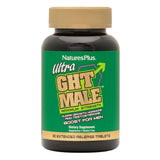 NaturesPlus Ultra GHT Male en bouteille, soutien potentiel à la vitalité.