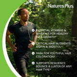 NaturesPlus Ultra Hair, etiquette-ingrédients, liste claire des composants.