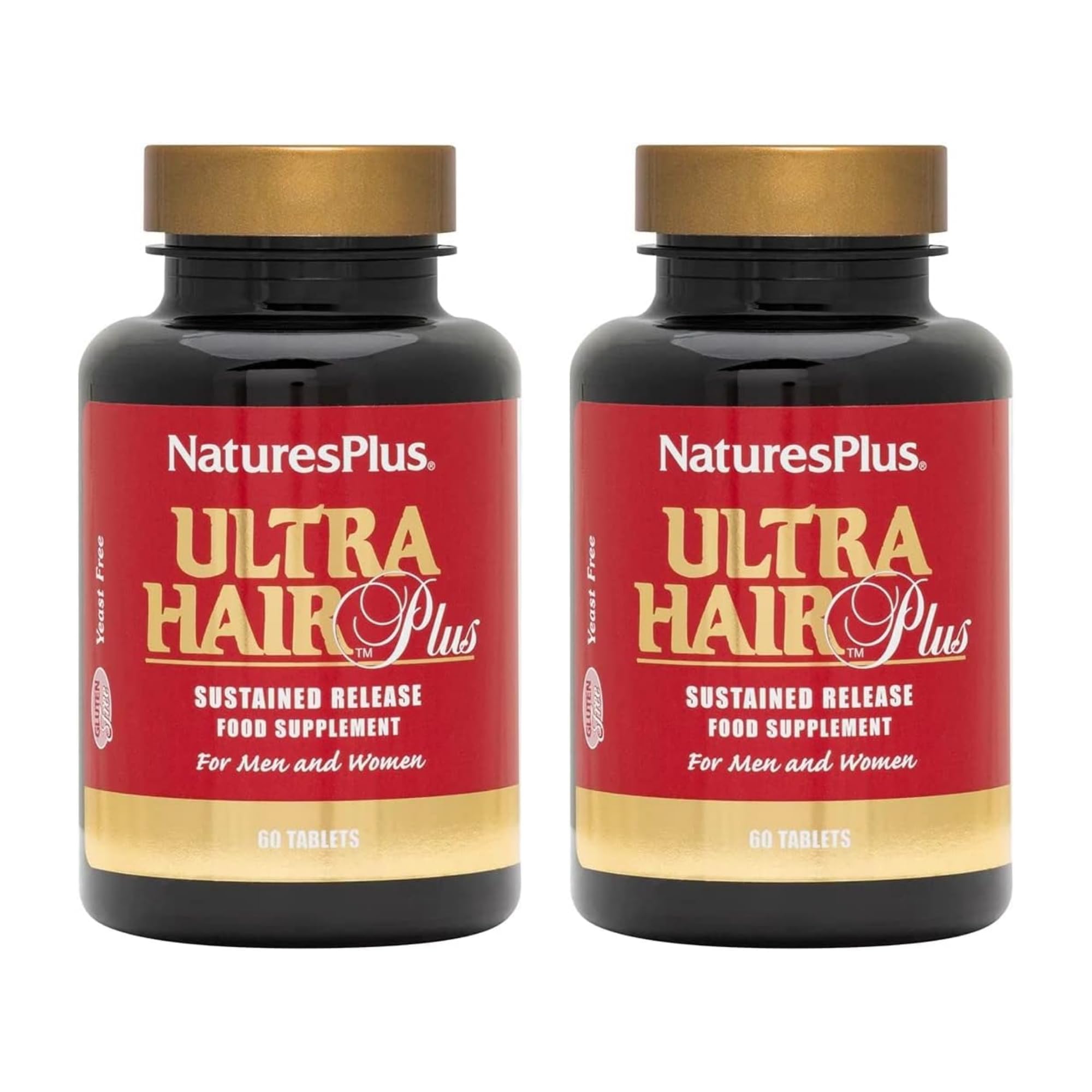 NaturesPlus Ultra Hair Plus – bouteille, soutien quotidien pour les cheveux.