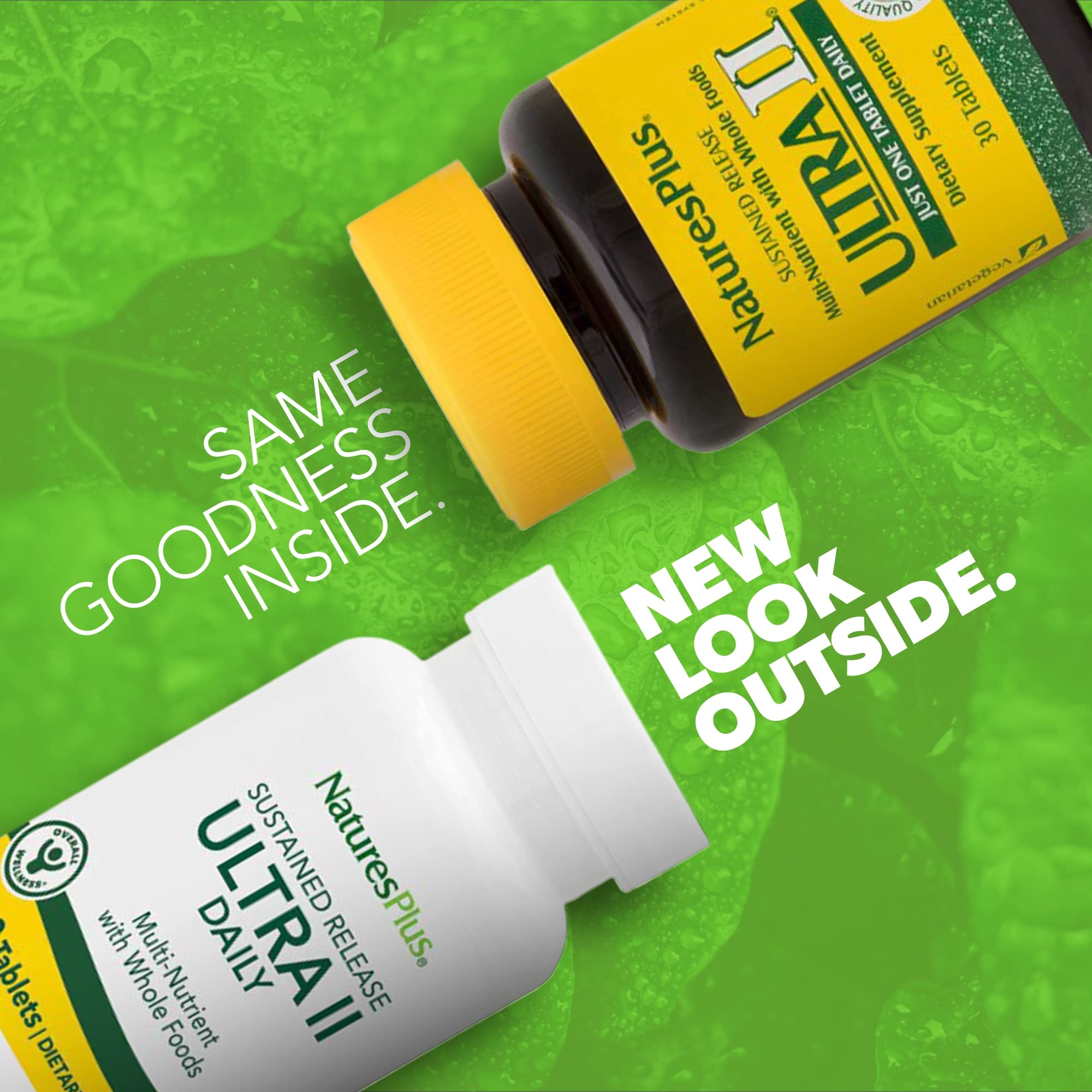 NaturesPlus Ultra II Daily, bouteille avec tablettes, utilisation quotidienne simplifiée
