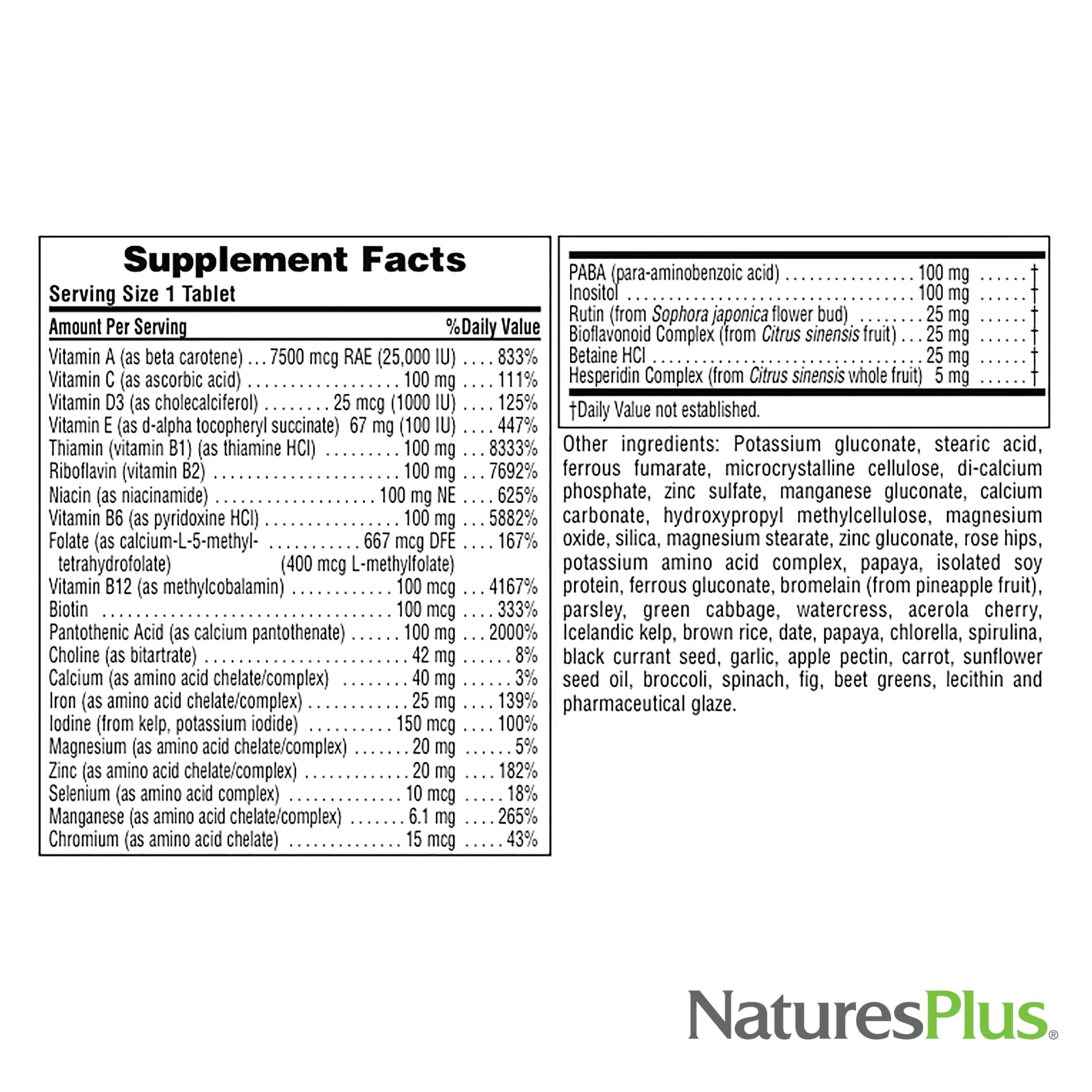NaturesPlus Ultra II Daily, prise d'une tablette, routine bien-être simplifiée