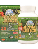 NaturesPlus Ultra Juice Green – comprimés à double couche, soutien potentiel à l'immunité et énergie.