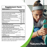 Étiquette NaturesPlus Ultra Juice Green, allergènes, végane et sans colorants.