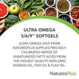 NaturesPlus Ultra Omega 3 6 9: huile de bourrache pour compléter la routine naturelle
