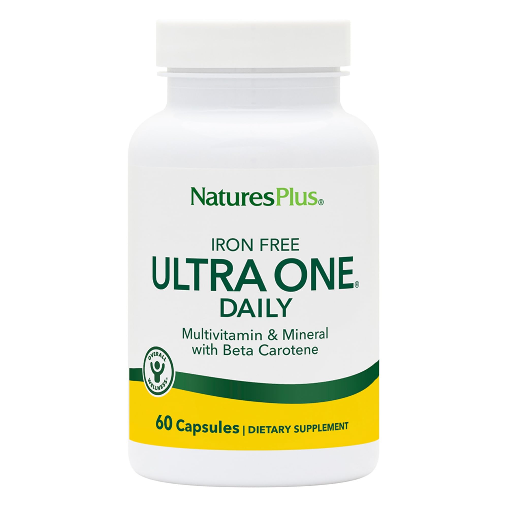 NaturesPlus Ultra One Daily sans fer — bouteille pratique pour l’usage quotidien