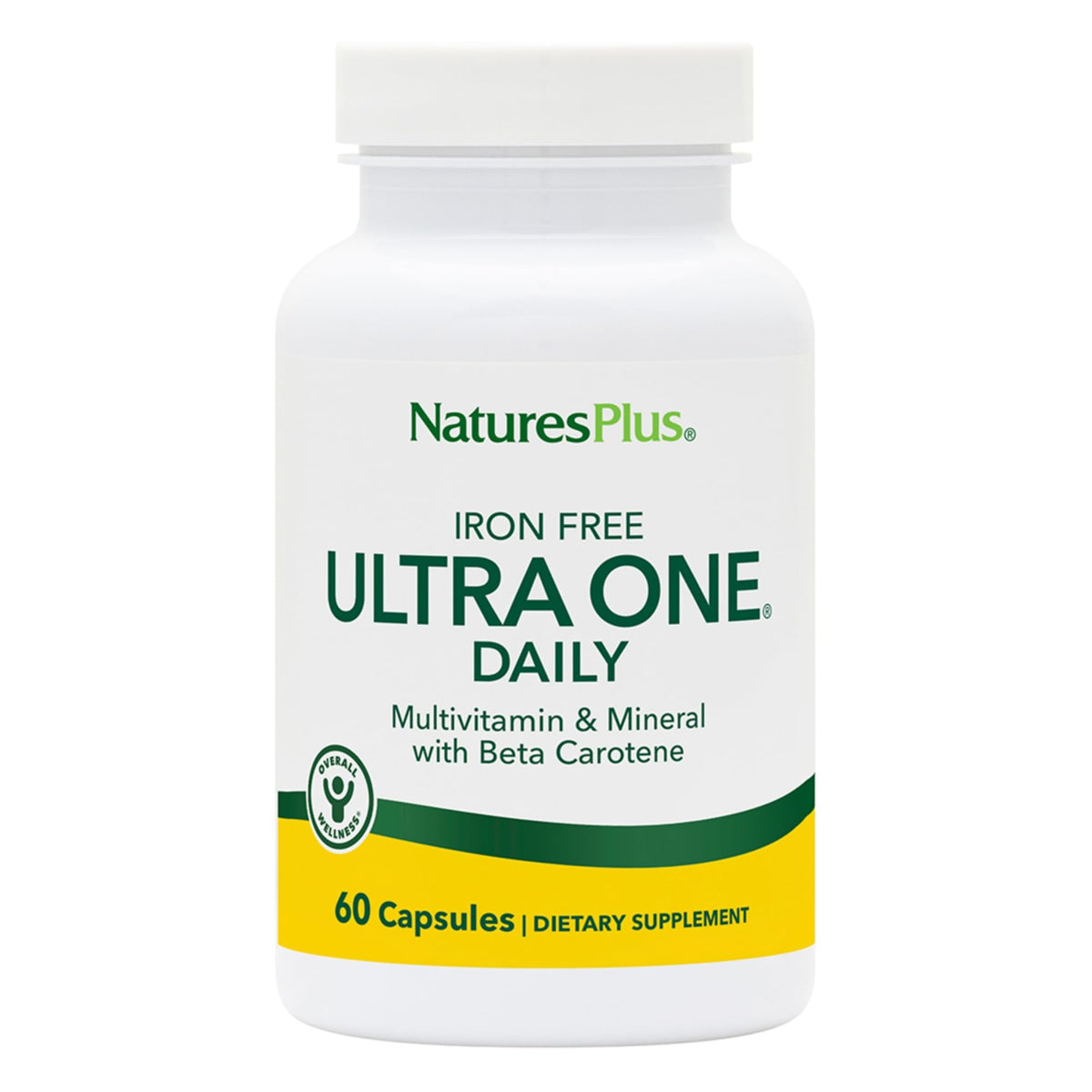 NaturesPlus Ultra One Daily sans fer — bouteille pratique pour l’usage quotidien