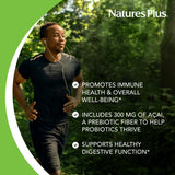 11 espèces probiotiques pour une couverture du microbiote avec NaturesPlus Ultra Probiotics.