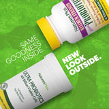 Capsules véganes NaturesPlus Ultra Probiotics faciles à intégrer.