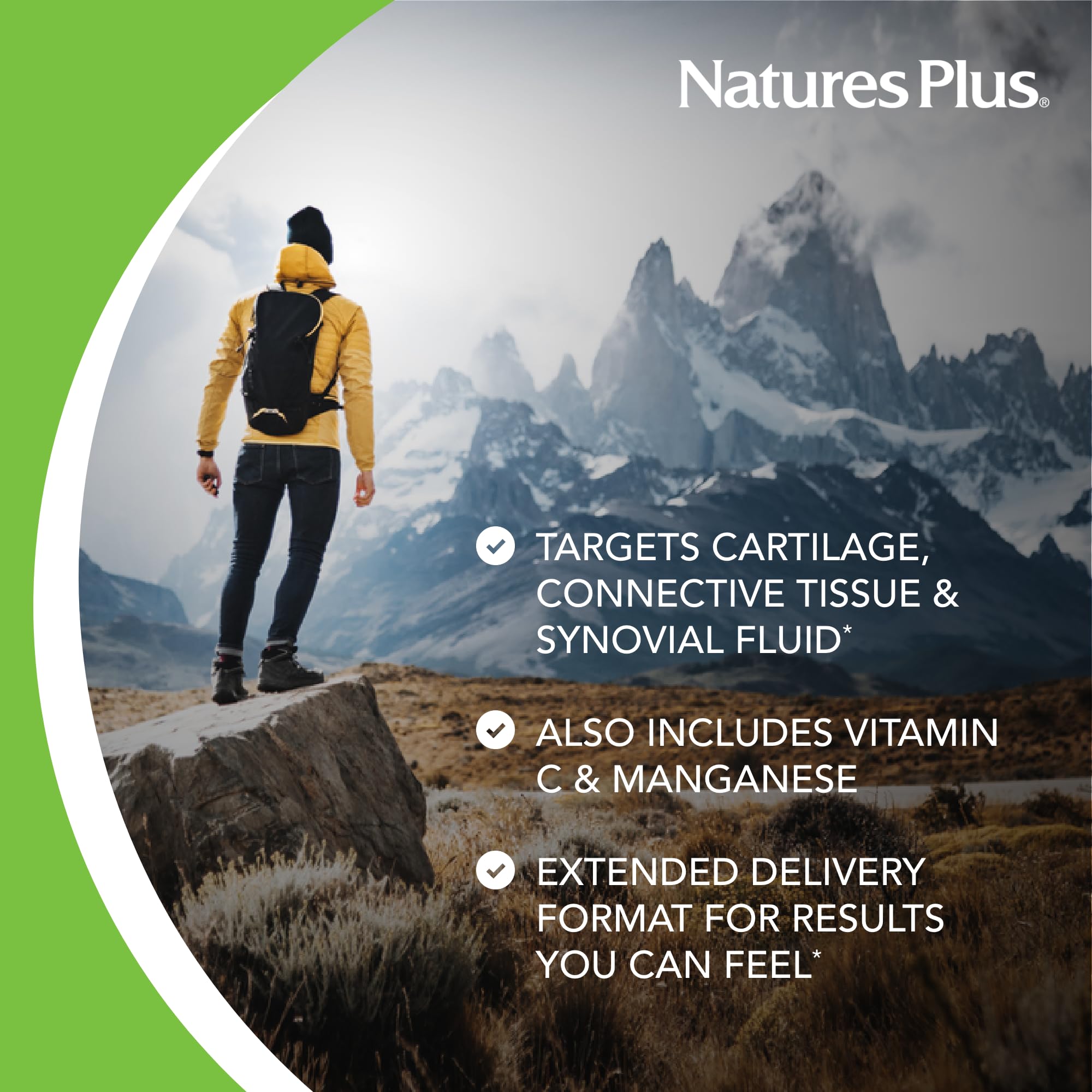 NaturesPlus Ultra Rx-Joint ingrédients glucosamine-chondroitine-msm pour le soutien potentiel.
