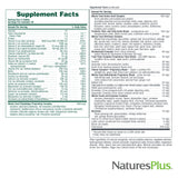 NaturesPlus Ultra Source de Vie Multivitamine — vitamine D3 et lutéine pour la santé visuelle