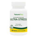 NaturesPlus Ultra-Stress avec fer, bouteille, idéale pour favoriser détente et énergie tout au long de la journée.