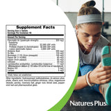 NaturesPlus Ultra-Zyme tablettes gros plan, texture douce pour l ingestion.