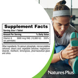 NaturesPlus Vitamine A 10000 UI, emballage nouveau, design moderne et pratique au quotidien