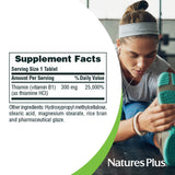 NaturesPlus Vitamine B1 300 mg : emballage moderne et conforme aux normes cGMP.