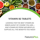 NaturesPlus Vitamine B2 – tablettes soutenant le métabolisme énergétique.