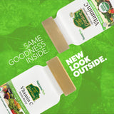 NaturesPlus Source de Vie Jardin vitamine C, étiquette certifiée biologique.