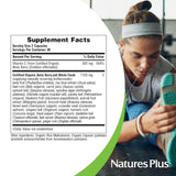 NaturesPlus Source de Vie Jardin vitamine C, formule végan sans gluten.
