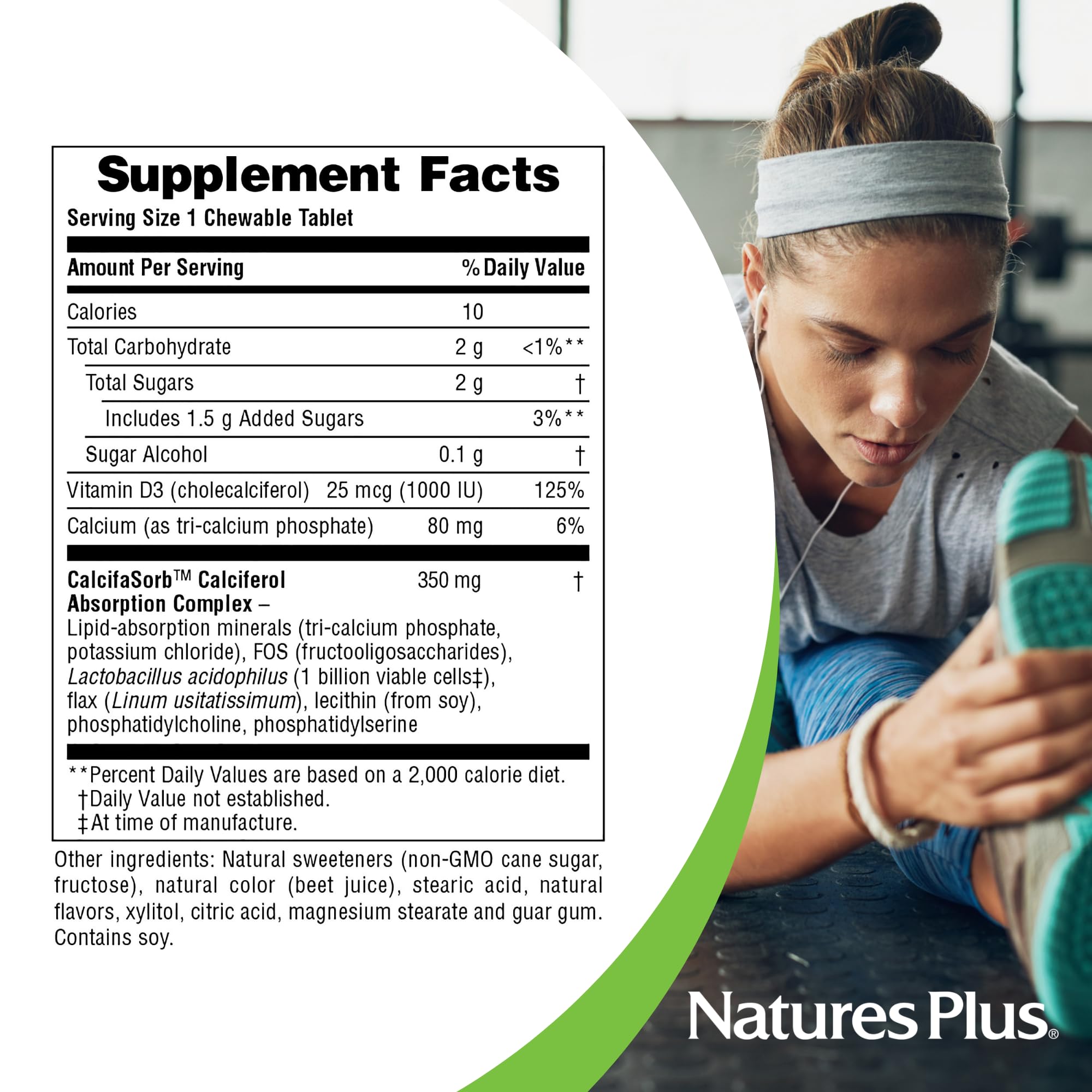 Formulation végétarienne sans gluten, adaptée à divers régimes avec NaturesPlus D3