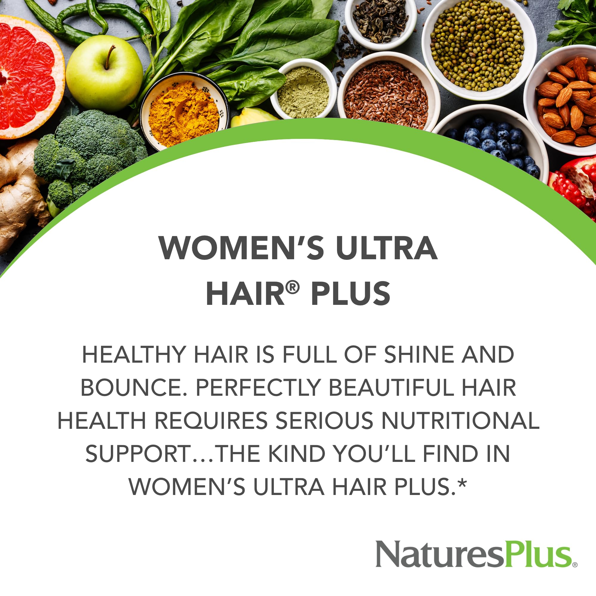 NaturesPlus Ultra Hair Plus – gélules pratiques pour une prise quotidienne