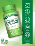 Capsules Nature's Truth Magnésium Glycinate faciles à avaler pour une routine simple.