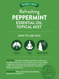 Nature's Truth menthe poivrée spray bienetre quotidien sans gluten