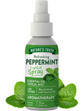 Nature's Truth menthe poivrée spray bouteille, parfum frais pour aromathérapie