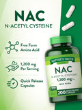 Emballage Nature's Truth NAC avec logo clair et instructions faciles.