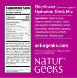 Ingrédients vegan sans gluten et sans lactose, NutraGeeks Electrolytes.