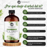NaturoBliss Tea Tree — ambiance aromatique fraîche et apaisante.