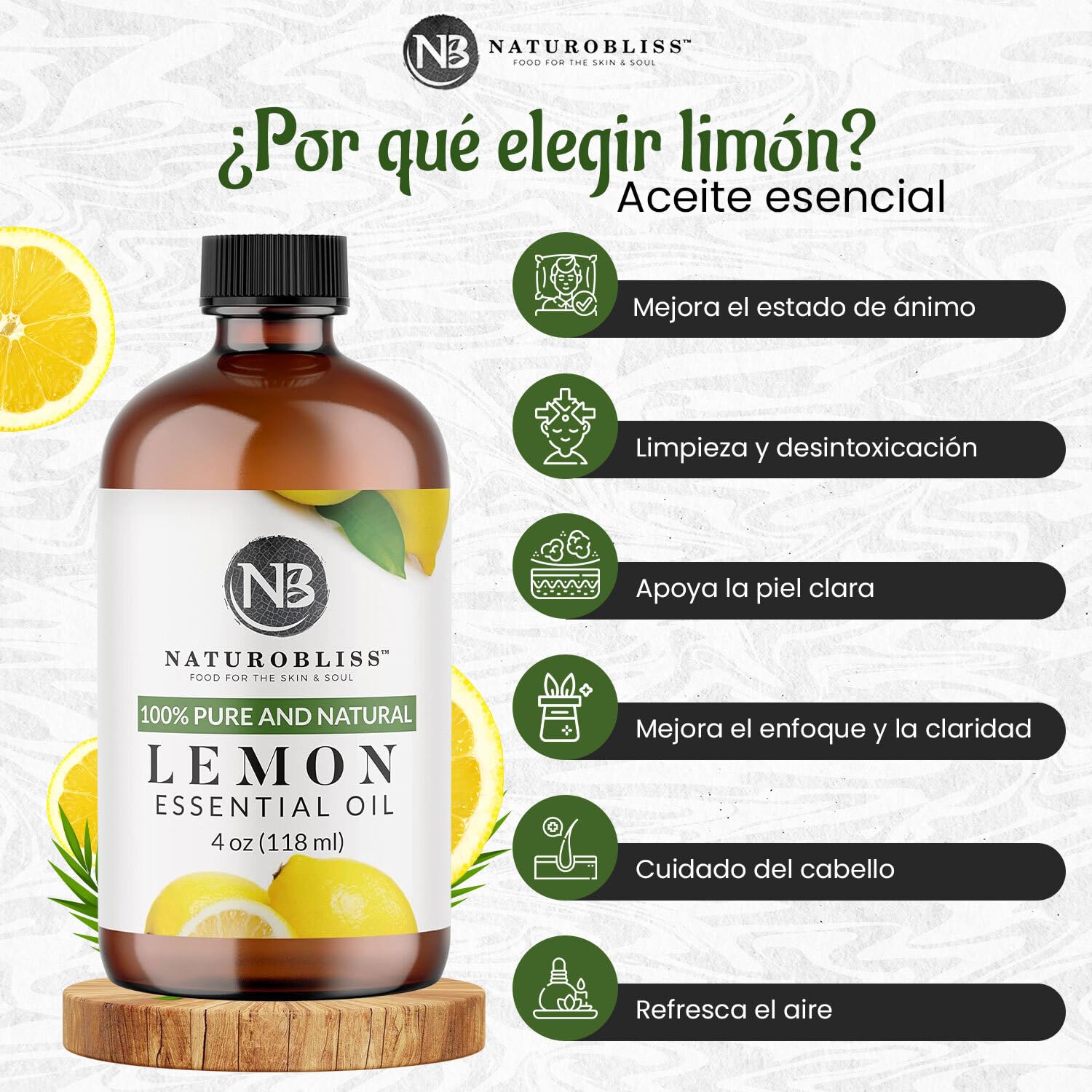 NaturoBliss huile citron: étiquette authentique et traçabilité vérifiée.