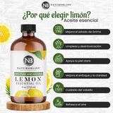 NaturoBliss huile citron: étiquette authentique et traçabilité vérifiée.