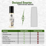 NaturoBliss Parfum Vanille roll-on, Pratique pour rituel aromatique au travail.