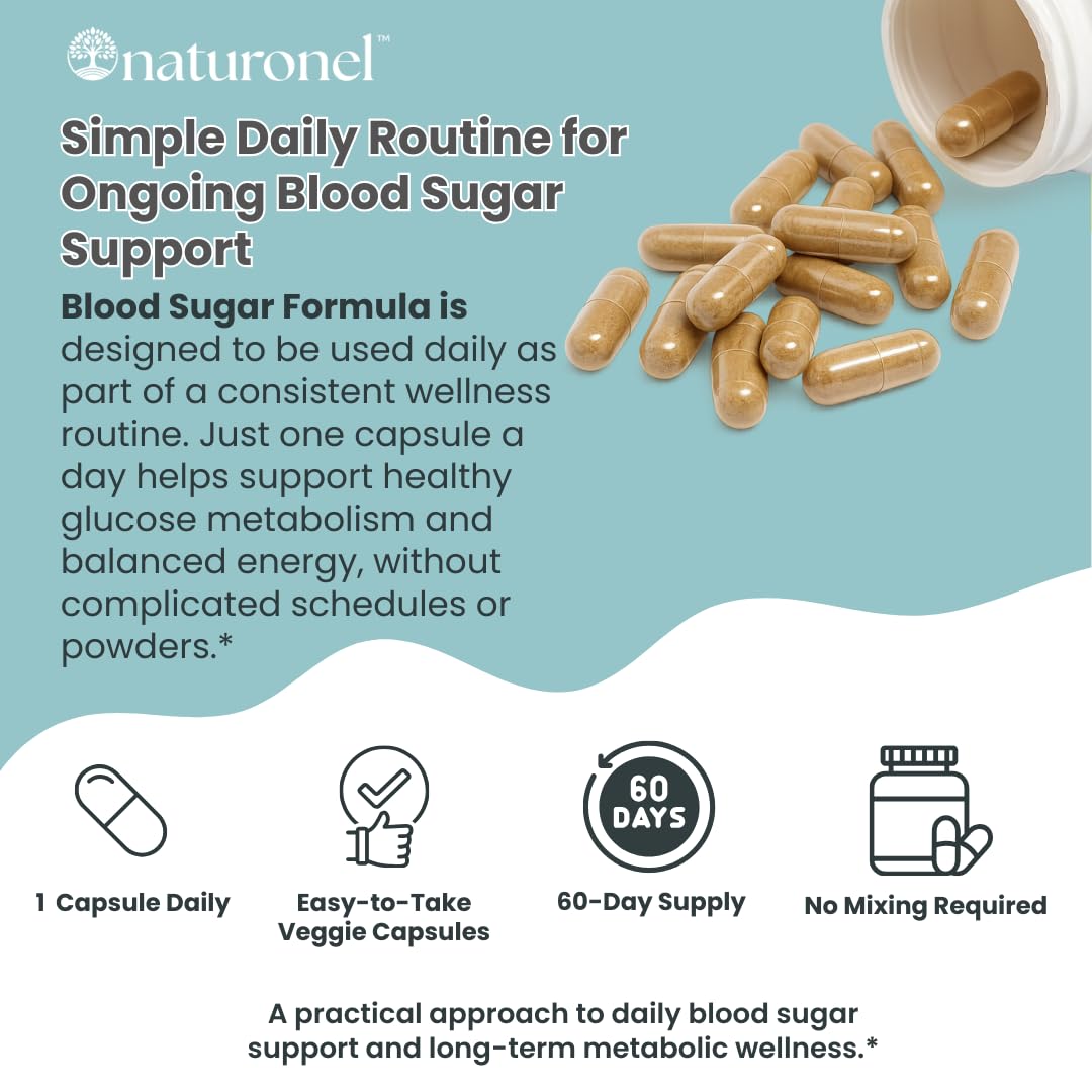 Naturonel Formule SucreSanguin – blister pratique pour le dosage