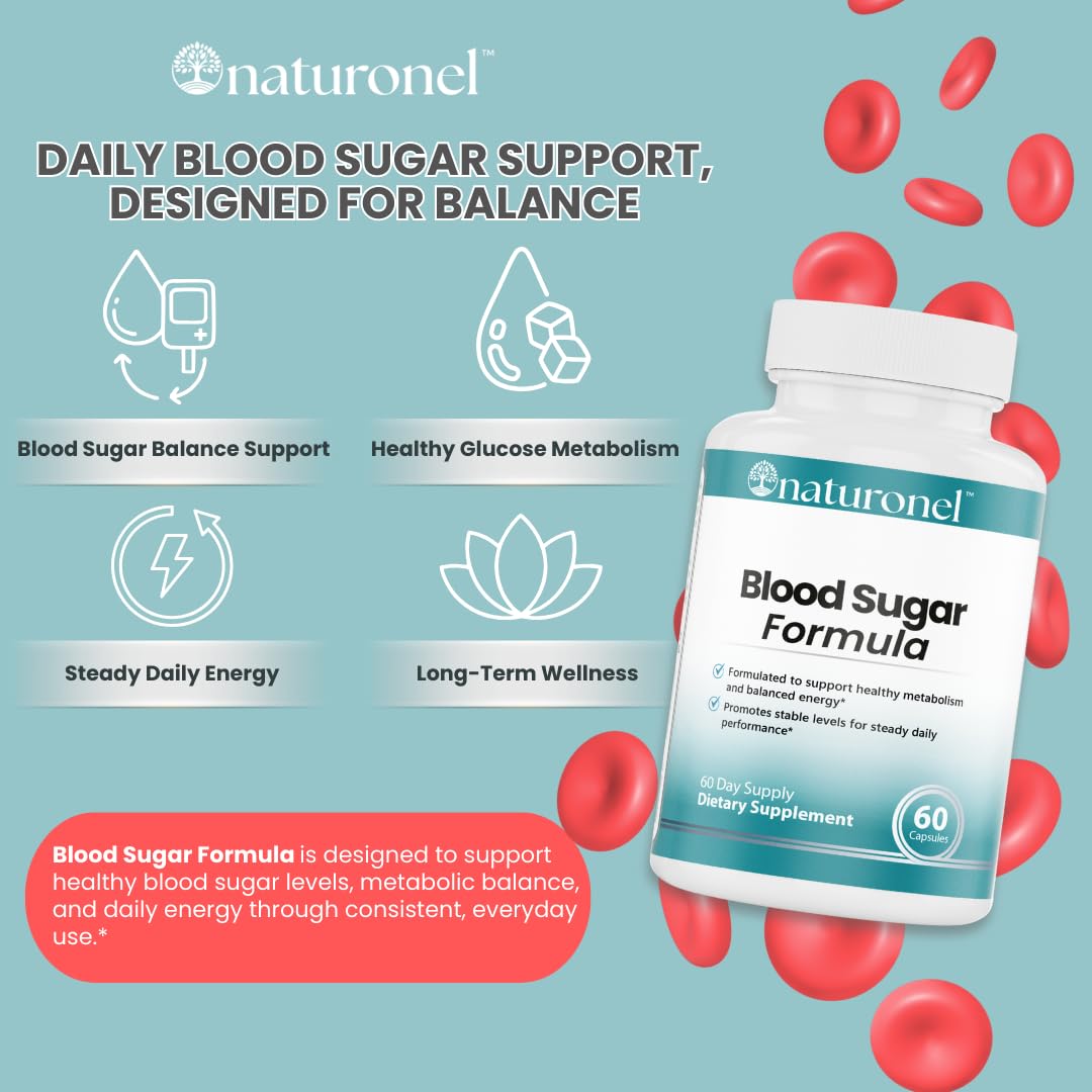 Naturonel Formule SucreSanguin – plantes et nutriments composant la formule