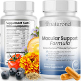 Naturonel Maculaire Support – bouteille sur plan de travail, soutien visuel quotidien potentiel.