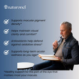 Naturonel Maculaire Support – étiquette lisible, lutéine et zéaxanthine mises en avant.