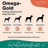 NaturVet Omega-Gold Plus Bouchees Douces: hydratation de la peau chez chiens et chats.