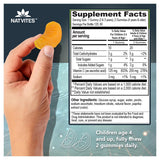 Gommes Natvites Vitamine C pour tous les âges et pendant la croissance.