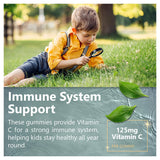 Gommes Natvites Vitamine C sans allergènes adaptées à divers régimes.